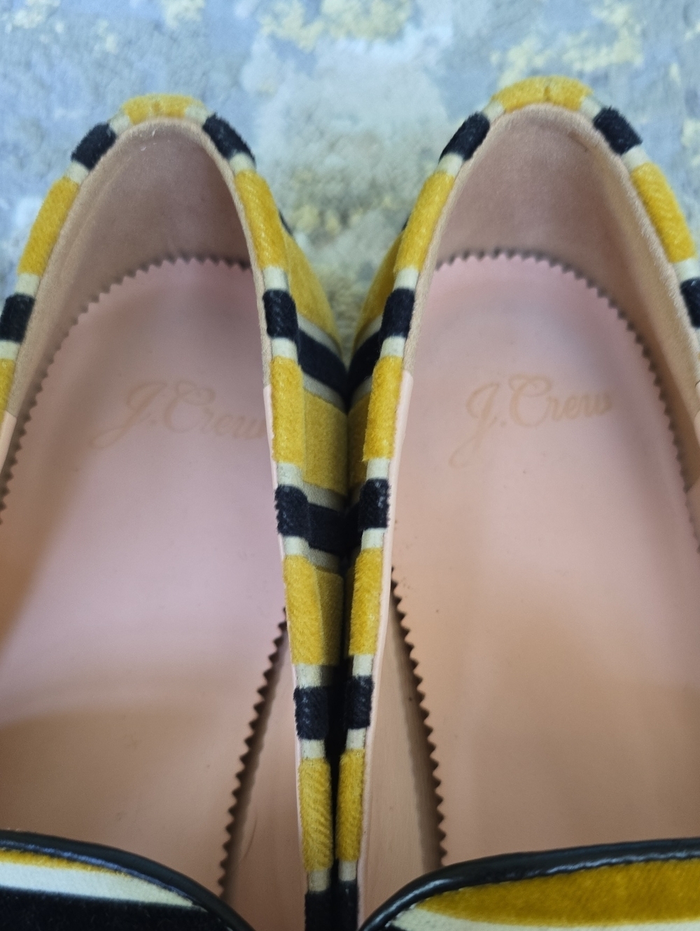 J.Crew Cecile Velvet Smoking Slippers Women's Size 8 - Picture 5 of 15